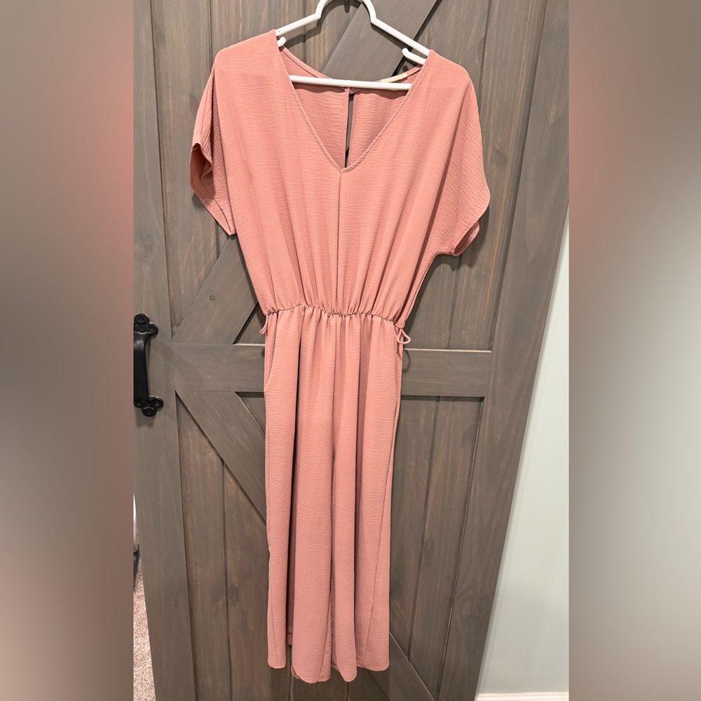 First Love Blush Jumpsuit